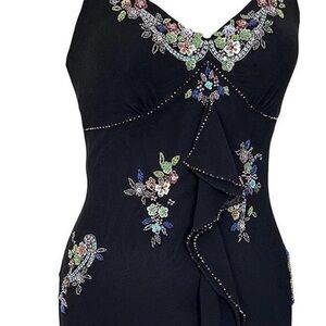 🖤 Vintage Sue Wong Silk Dress 🖤